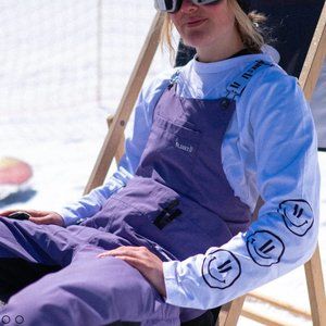 Purple Women's Fun-garees Ski Bib Pant